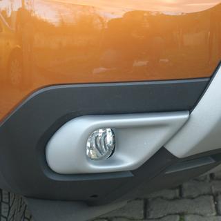 Fog light covers (ABS, gray) Dacia Duster 2018-2024 photo 3