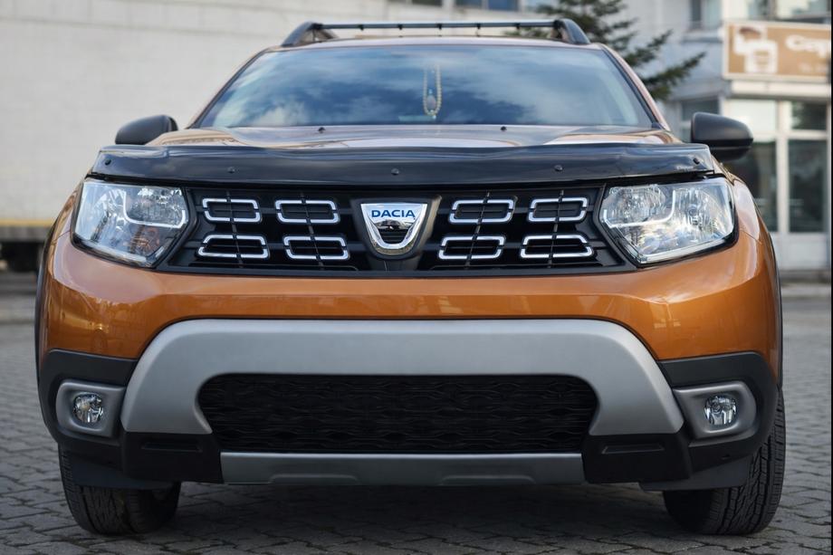 Renault Duster 2018-2024 Fog light covers (ABS, gray) Photo 2