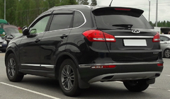 Chery Tiggo 5 2013- Trunk trim above license plate Libao (stainless steel) photo 1