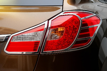 Chery Tiggo 5 2013- Chrome Tail Light Covers Libao (2 pcs, plastic) photo 1