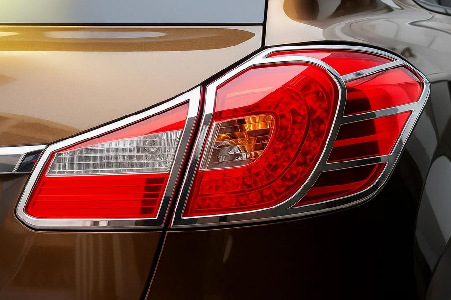 Chery Tiggo 5 2013- Chrome Tail Light Covers Libao (2 pcs, plastic) Image