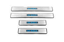 Geely Emgrand X7 2011- Libao LED Door Sill Plates (4 pcs, Stainless Steel) photo 2