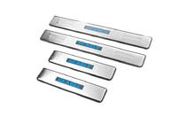 Geely Emgrand X7 2011- Libao LED Door Sill Plates (4 pcs, Stainless Steel) photo 1