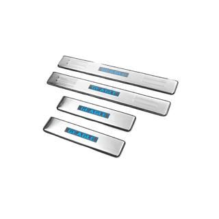 Libao LED Door Sill Plates (4 pcs, Stainless Steel) Geely Emgrand X7 2011- photo 1