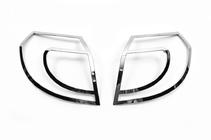 Geely Emgrand X7 2011- Chrome Tail Light Covers Libao (2 pcs, plastic) photo 1
