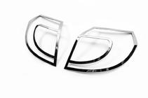 Geely Emgrand X7 2011- Chrome Tail Light Covers Libao (2 pcs, plastic) photo 2