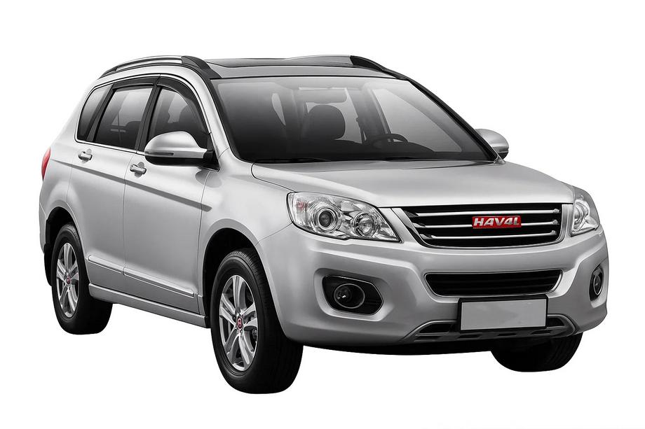 GreatWall Haval H6 2011- Window Deflectors with Chrome Trim 2012-2016 (4 pcs, Libao) Photo 3