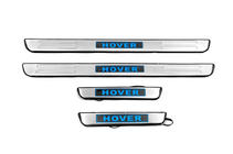 GreatWall Haval M4 2012-2021 Door Sill Plates Libao LED 2012+ (4 pcs, stainless steel) photo 3