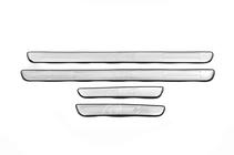 GreatWall Haval M4 2012-2021 Stainless Steel Door Sill Protectors Libao 2012+ (4 pcs) photo 2