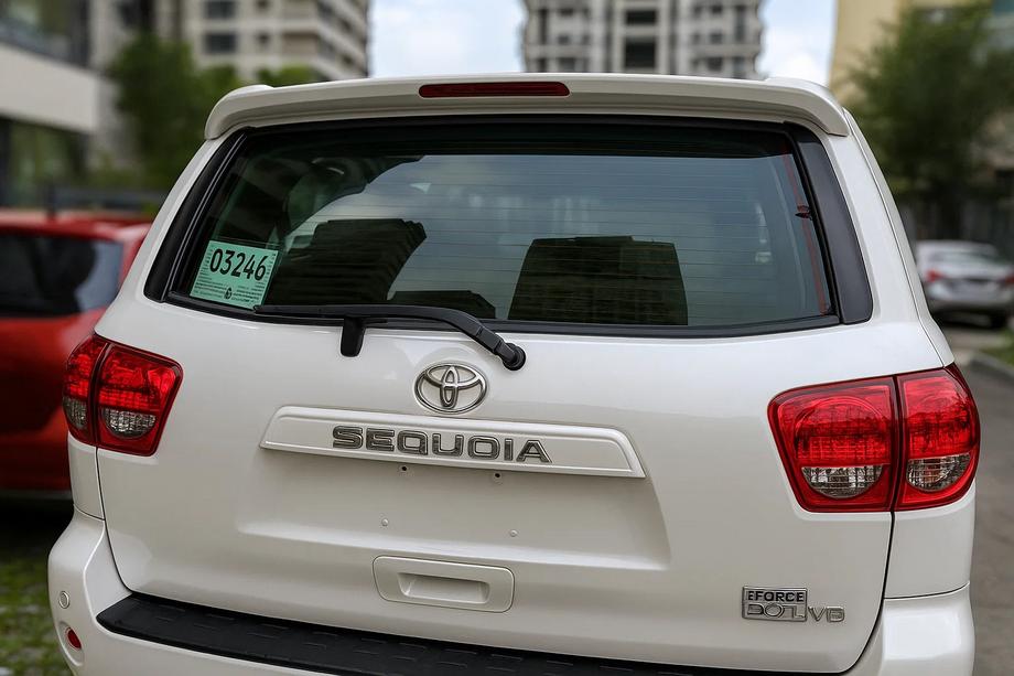 Toyota Sequoia 2007-2022 Rear Spoiler Libao (2008-2012, ABS Plastic) Photo 2