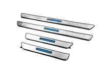 Skoda Superb 2009-2015 Door Sill Protectors Libao (4 pcs, Stainless Steel) photo 1