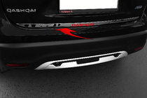 Nissan Qashqai 2014-2021 Trunk trim with lettering (Libao, stainless steel) photo 1