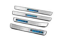 Suzuki Swift 2010-2017 Libao LED Door Sill Plates (4 pcs, Stainless Steel) photo 2