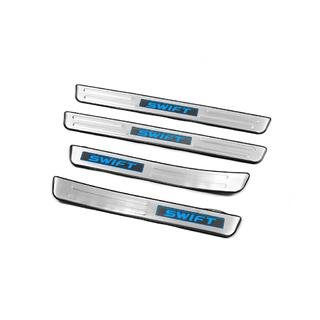Libao LED Door Sill Plates (4 pcs, Stainless Steel) Suzuki Swift 2010-2017 photo 2