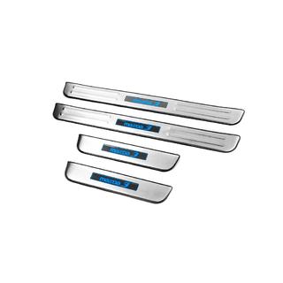 Libao LED Door Sill Plates (4 pcs, Stainless Steel) Mazda 3 2009-2013 photo 2