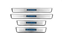 Toyota Camry 2011–2017 Door Sill Protectors (Libao Led, 4 pcs, Stainless Steel) photo 1