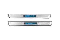 Suzuki Swift 2010-2017 Libao LED Door Sill Plates (2 pcs, Stainless Steel) photo 1