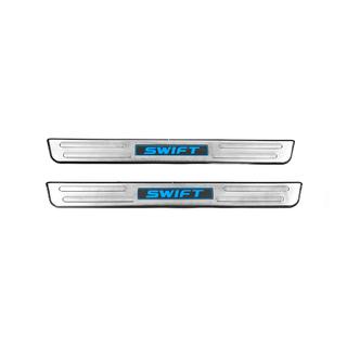 Libao LED Door Sill Plates (2 pcs, Stainless Steel) Suzuki Swift 2010-2017 photo 1