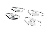 Hyundai Santa Fe 3 2012-2018 Chrome Handle Cup Covers (4 pcs, ABS) photo 2