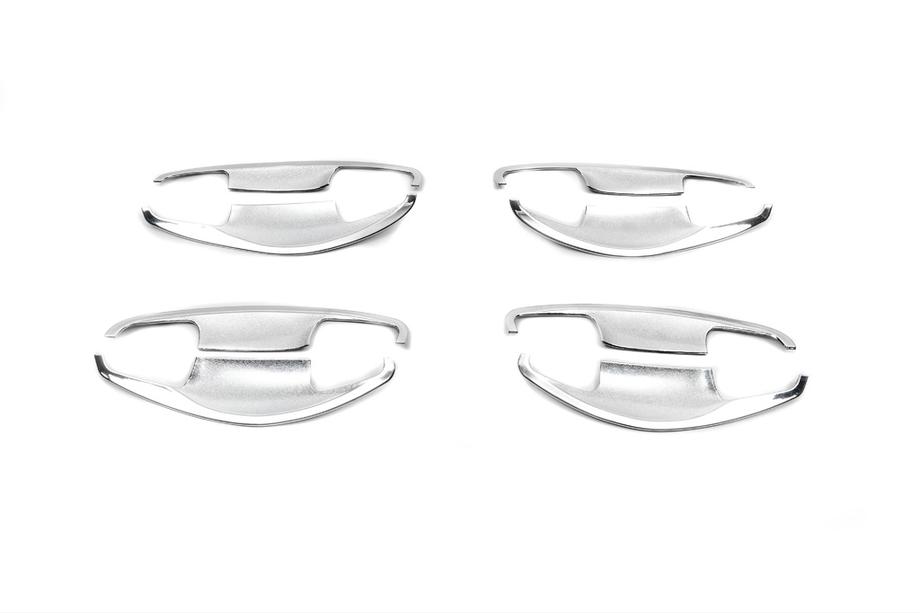 Hyundai Santa Fe 3 2012-2018 Chrome Handle Cup Covers (4 pcs, ABS) Image