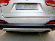 Kia Sorento III UM 2014-2020 Rear bumper protector stainless steel photo 4