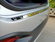 Kia Sorento III UM 2014-2020 Rear bumper protector stainless steel photo 2
