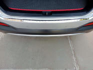 Kia Sorento III UM 2014-2020 Rear bumper protector stainless steel photo 3