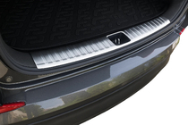 Hyundai Tucson TL 2016-2021 Rear Bumper Sill Protector Libao Stainless Steel photo 1