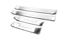 Toyota Land Cruiser Prado 150 2009-2023 Interior door sill protectors V2 (4 pcs, stainless steel) photo 2
