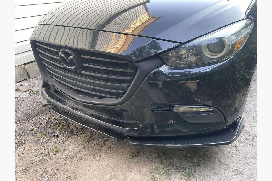 Universal Front Lip Niken Black (ABS) Photo 12