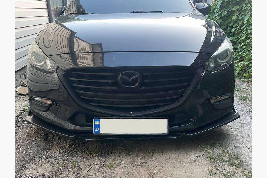 Universal Front Lip Niken Black (ABS) Photo 13