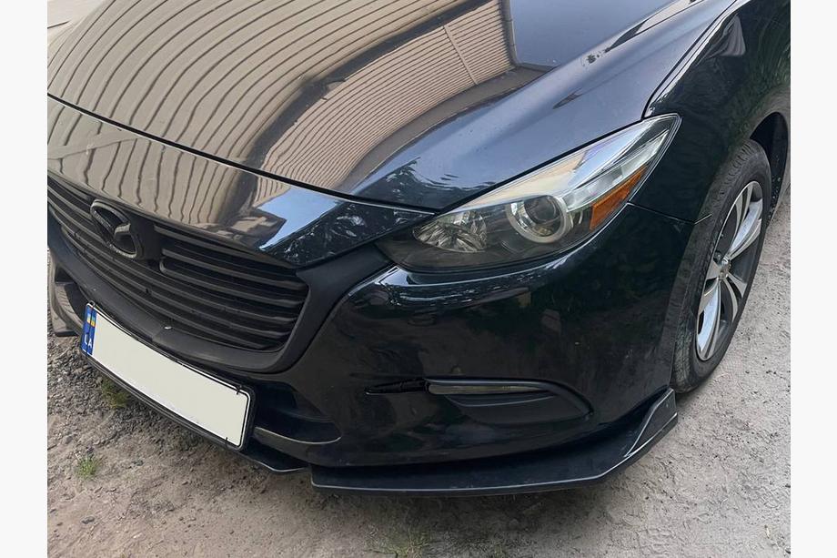 Universal Front Lip Niken Black (ABS) Photo 15