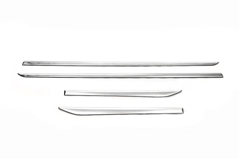 Nissan Qashqai 2014-2021 Door Mouldings Libao V1 (4 pcs, stainless steel) Image