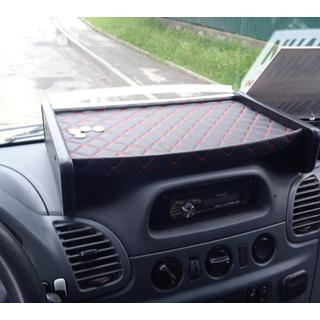Dashboard Shelf (2000-2006, Black with Red Stitching) Mercedes Sprinter W901/902/903/904/905 1995–2006 photo 1