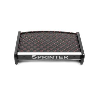Dashboard Shelf (2000-2006, Black with Red Stitching) Mercedes Sprinter W901/902/903/904/905 1995–2006 photo 3