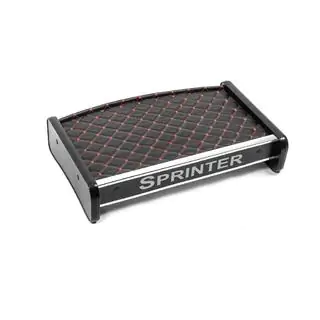 Dashboard Shelf (2000-2006, Black with Red Stitching) photo 4