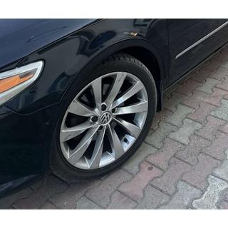Fender flares 2008-2012 (4 pcs, black, ABS plastic) Volkswagen Passat СС 2008-2017 photo 1