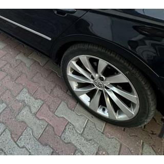 Fender flares 2008-2012 (4 pcs, black, ABS plastic) Volkswagen Passat СС 2008-2017 photo 2