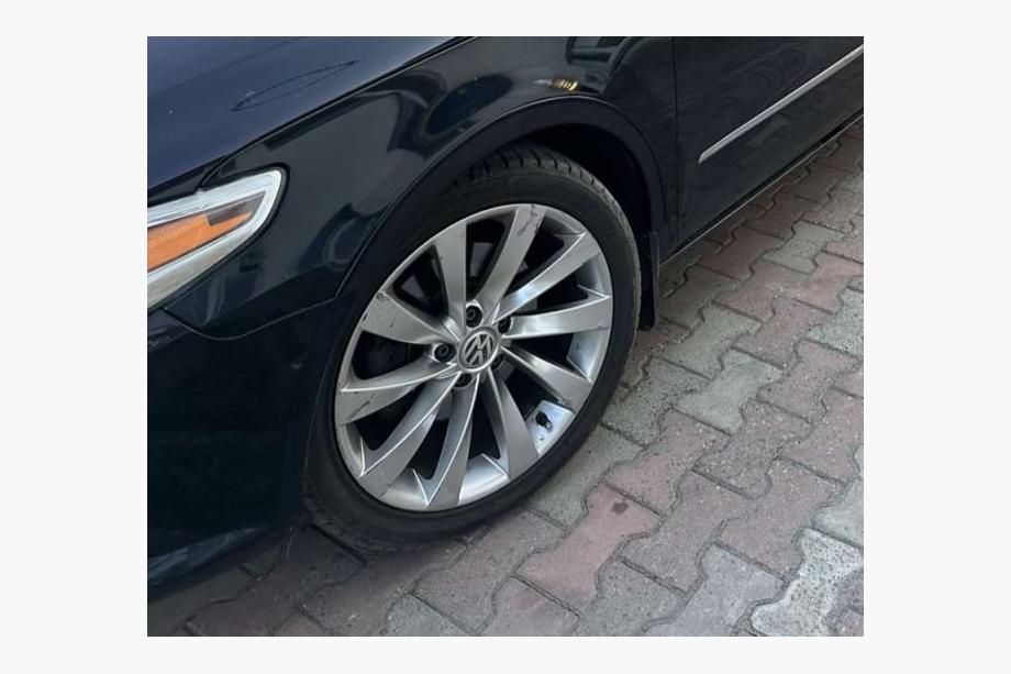 Volkswagen Passat CC 2008-2017 Fender flares 2008-2012 (4 pcs, black, ABS plastic) Image