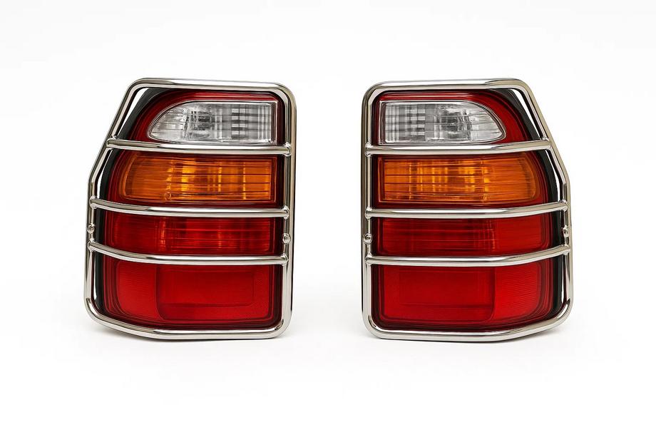 Toyota Land Cruiser 100 1998-2007 Tail Light Guards Chrome (for Land Cruiser 105) Image