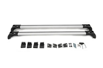 Opel Astra H 2004-2013 Lockable roof bars for integrated roof rails Skybar V2 (2 pcs) Black photo 5