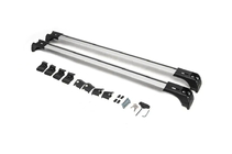 Opel Astra H 2004-2013 Lockable roof bars for integrated roof rails Skybar V2 (2 pcs) Black photo 14