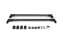 Opel Astra H 2004-2013 Lockable roof bars for integrated roof rails Skybar V2 (2 pcs) Black photo 6