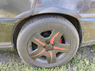 Opel Omega B 1994-2003 Fender flares (4 pcs, black, ABS plastic) photo 1