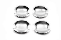 Skoda Octavia II A5 2010-2013 Chrome Handle Bowl Covers Libao (4 pcs, plastic) photo 1