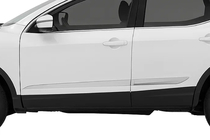 Nissan Qashqai 2014-2021 Chrome Door Molding Libao V2 (4 pcs.) photo 1