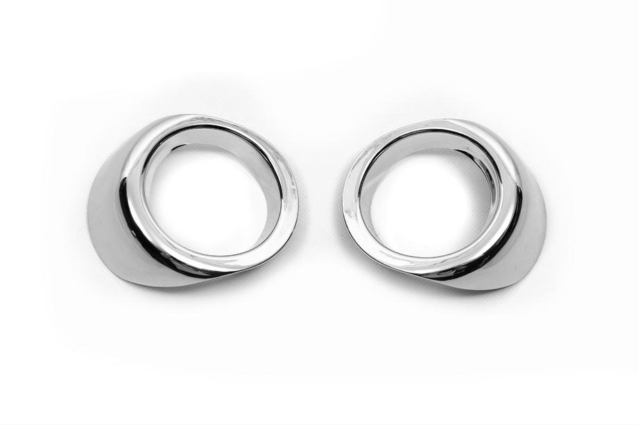 Subaru XV 2011-2017 Chrome Fog Light Covers Libao (2 pcs, plastic) Image