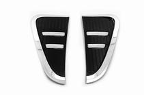 BMW X5 F15 2013-2018 Chrome Gill Covers with Black (2 pcs) photo 1