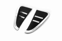 BMW X5 F15 2013-2018 Chrome Gill Covers with Black (2 pcs) photo 2