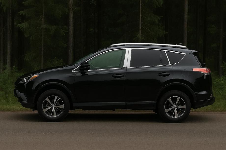 Toyota Rav 4 2013-2018 Full Window Trim Chrome Set Image